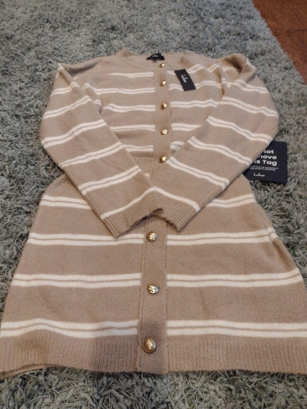 Lulus Striped Sweater Dress NWT